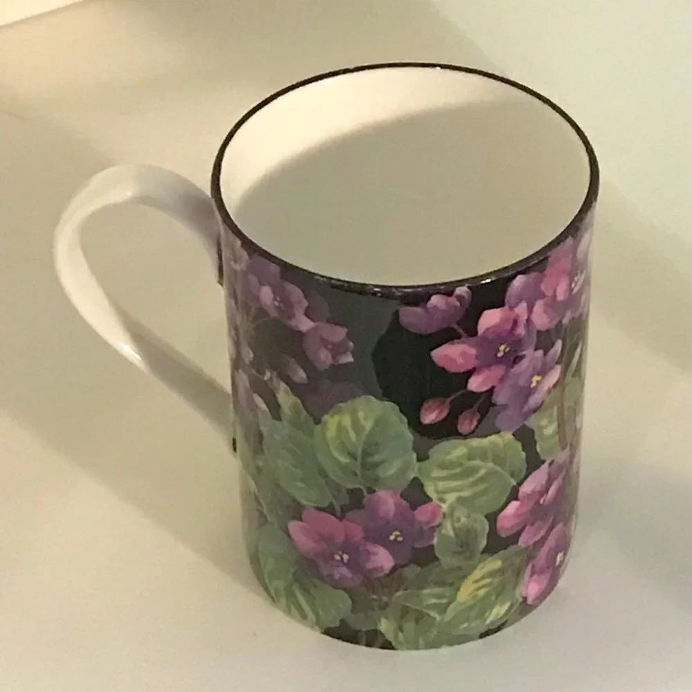 QUEEN"S CHINA Fine China Floral English Mug